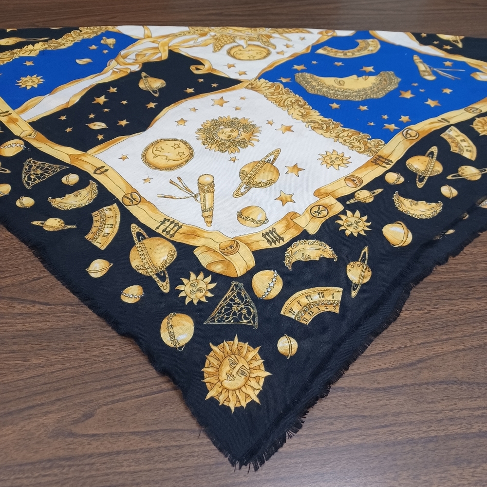 Sun & Moon Celestial Pareo Scarf - LARGE - Picture 2 of 10